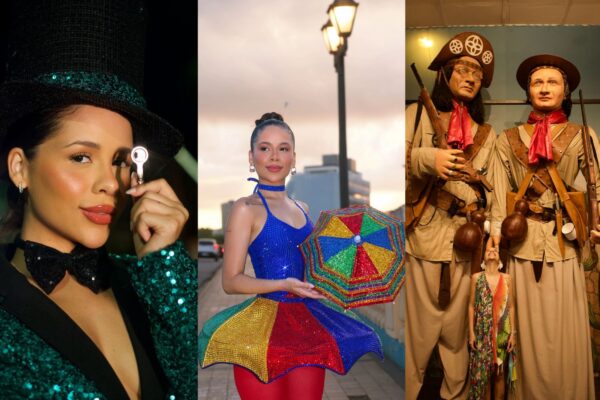 Laura Brito celebra o carnaval pernambucano com homenagem ao Frevo, aos Bonecos Gigantes de Olinda e ao icônico Homem da Meia-Noite