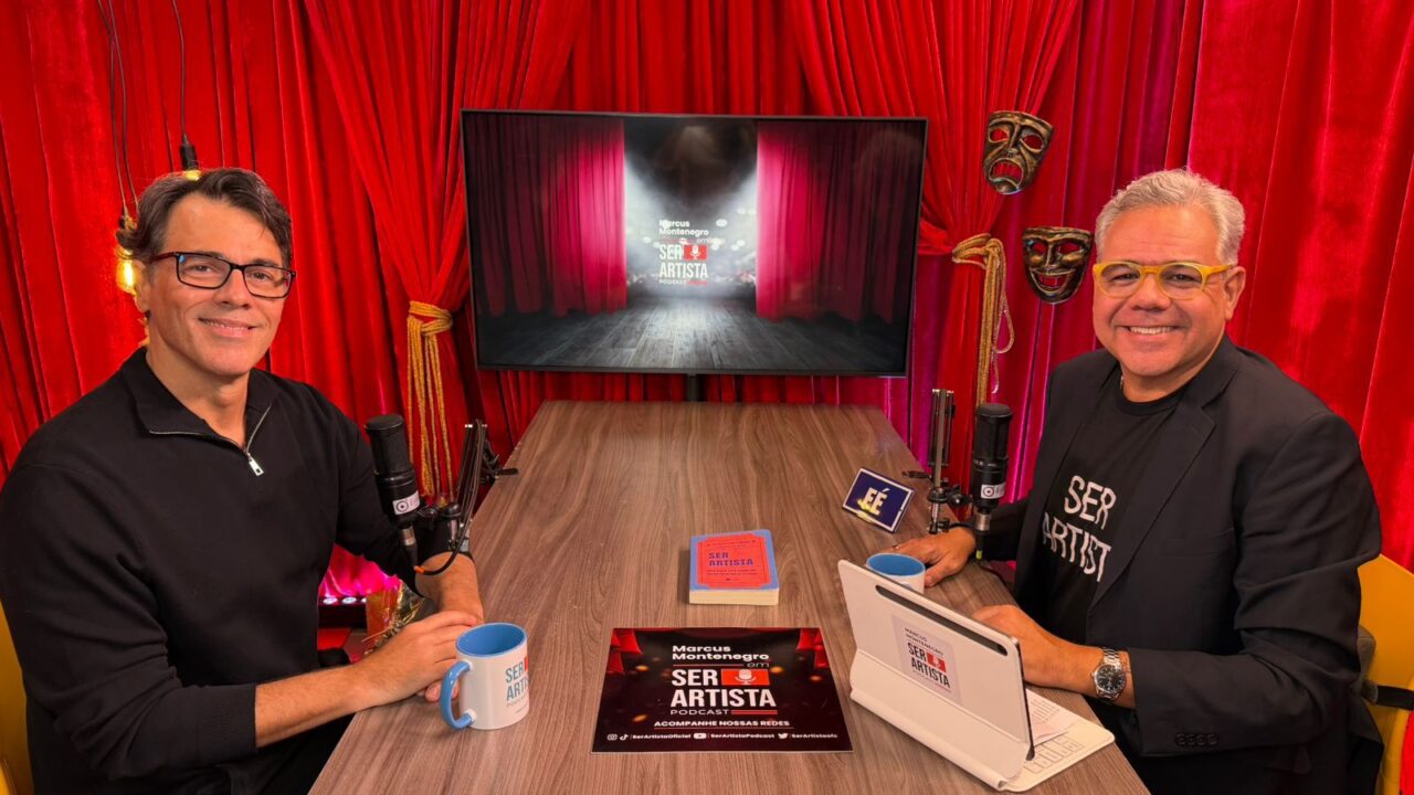 Cláudio Lins chama José Mayer, de Guru, em Podcast